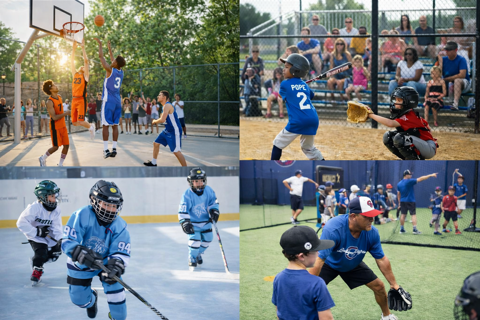 Sports Next Generation youth sports collage